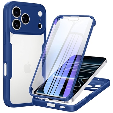 Hibridni Full body ovitek Techsuit "ColorVerse 360" za iPhone 17 Pro / 18 Pro - blue