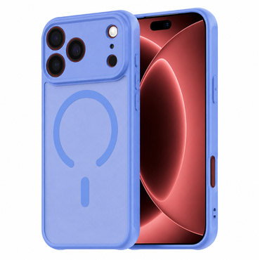 Hibridni ovitek "HaloFrost II MagSafe" za iPhone 17 Pro Max / 18 Pro Max - sky blue