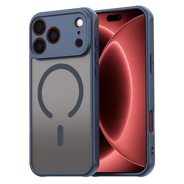 Hibridni ovitek "HaloFrost II MagSafe" za iPhone 17 Pro Max / 18 Pro Max - navy blue