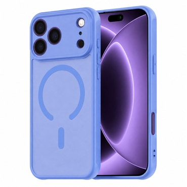 Hibridni ovitek "HaloFrost II MagSafe" za iPhone 17 Pro / 18 Pro - sky blue