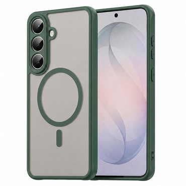 Hibridni ovitek "HaloFrost II MagSafe" za Samsung Galaxy S26 FE - green