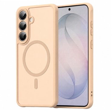 Hibridni ovitek "HaloFrost II MagSafe" za Samsung Galaxy S26 FE - gold