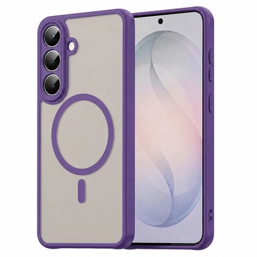 Hibridni ovitek "HaloFrost II MagSafe" za Samsung Galaxy S26 FE - purple
