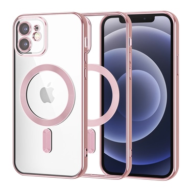 Ovitek Techsuit "Luxury Crystal MagSafe" za iPhone 12 - pink