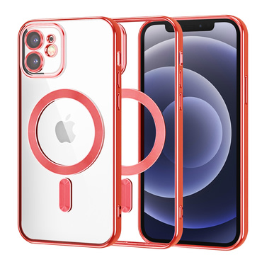 Ovitek Techsuit "Luxury Crystal MagSafe" za iPhone 12 - red