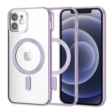Ovitek Techsuit "Luxury Crystal MagSafe" za iPhone 12 - light purple