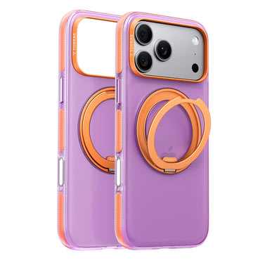 Premium ovitek Torras "Ostand O3 Hue" za iPhone 17 Pro / 18 Pro - sweet plum