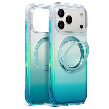 Premium ovitek Torras "Ostand O3 Air Gradient" za iPhone 17 Pro / 18 Pro - alaska aurora