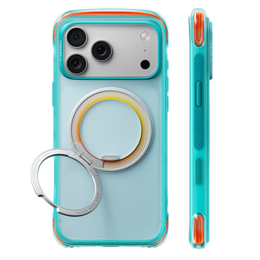 Premium ovitek Torras "O3 Air Core" za iPhone 17 Pro / 18 Pro - prism turquoise