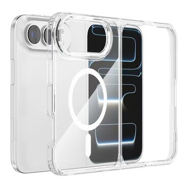 Prozoren MagSafe ovitek z UV zaščito za iPhone Duo - transparent