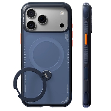 Premium ovitek Torras "Ostand Q3 Air" za iPhone 17 Pro / 18 Pro - deep blue
