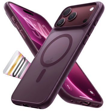 Premium ovitek Torras "Guardian Magnetic" za iPhone 17 Pro Max / 18 Pro Max - purple
