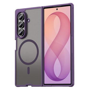Hibridni ovitek "HaloFrost II MagSafe" za Samsung Galaxy Z Fold8 Ultra - purple