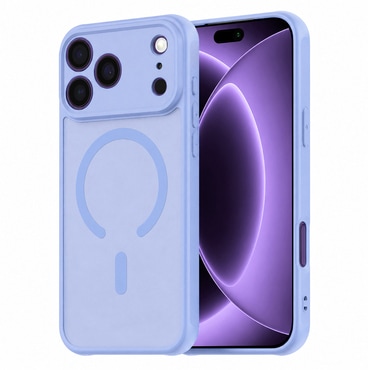 Hibridni ovitek "HaloFrost II MagSafe" za iPhone 17 Pro / 18 Pro - light blue