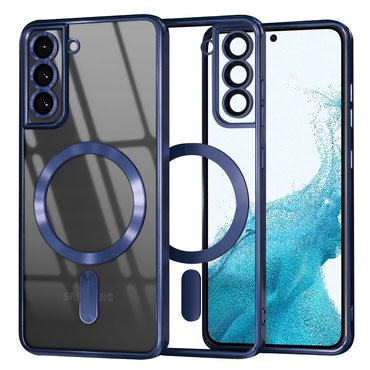 Ovitek Techsuit "Luxury Crystal MagSafe" za Samsung Galaxy S22 - deep blue