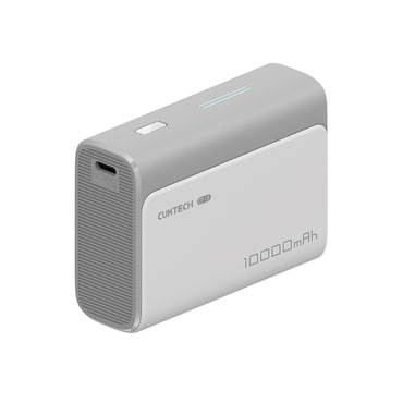 Power bank Cuktech "PB100" 10000mAh 30W z USB-C kablom in indikatorjem - gray