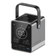 Power bank Cuktech "P01" 40000mAh, 300W, z brezžičnim polnjenjem in vgrajenim prikazovalnikom - black