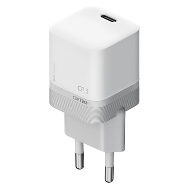 Stenski polnilec Cuktech "AC301" 40W, GaN z USB-C kablom - white