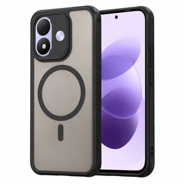 Hibridni ovitek "HaloFrost II MagSafe" za Xiaomi Redmi Note 17 4G / 5G - black