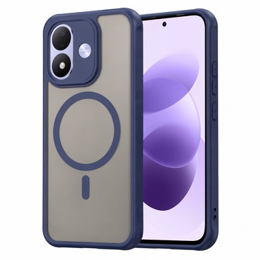 Hibridni ovitek "HaloFrost II MagSafe" za Xiaomi Redmi Note 17 4G / 5G - navy blue