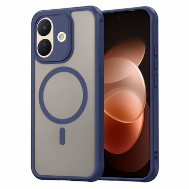 Hibridni ovitek "HaloFrost II MagSafe" za Xiaomi Redmi Note 17 Pro 5G - navy blue