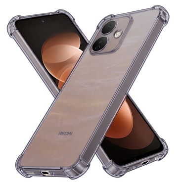 TPU gel ovitek Techsuit "Shockproof" za Xiaomi Redmi Note 17 Pro 5G - smoke black
