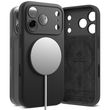 Ovitek Ringke "Silicone Magnetic" za iPhone 18 Pro Max - black
