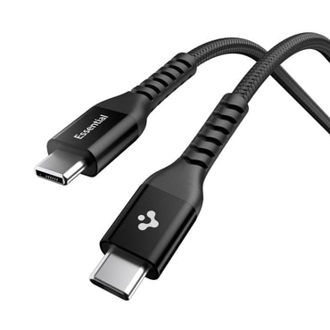 Polnilni in podatkovni 100W USB-C v USB-C kabel Spigen "EB10010CCA" - 480Mbps - 1m - black