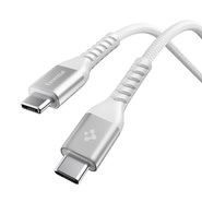 Polnilni in podatkovni 100W USB-C v USB-C kabel Spigen "EB10010CCA" - 480Mbps - 1m - white