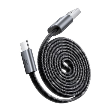 Polnilni in podatkovni USB-A v USB-C kabel Mcdodo "Data Cable Self-Winding Series (CA-1200)" - 6A - 480Mbps - 1m - black