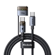 Polnilni in podatkovni 240W USB-C v USB-C kabel Mcdodo "CA-8860" z LED indikatorjem, MagSafe 3 - black