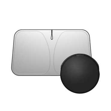 Avtomobilski senčnik Spigen "UO260" UPF2000 Plus, 99.95% UV zaščita, S velikost - black