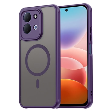 Hibridni ovitek "HaloFrost II MagSafe" za Xiaomi Redmi 17 4G / 5G - purple