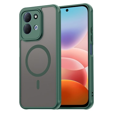 Hibridni ovitek "HaloFrost II MagSafe" za Xiaomi Redmi 17 4G / 5G - green