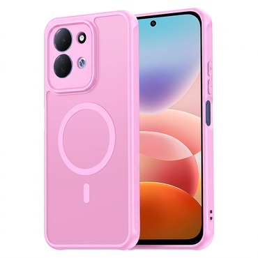 Hibridni ovitek "HaloFrost II MagSafe" za Xiaomi Redmi 17 4G / 5G - pink