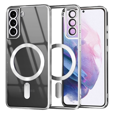 Ovitek Techsuit "Luxury Crystal MagSafe" za Samsung Galaxy S21 Plus - silver