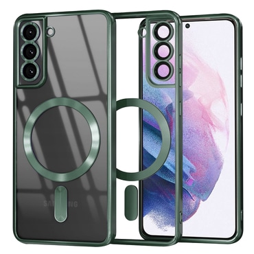 Ovitek Techsuit "Luxury Crystal MagSafe" za Samsung Galaxy S21 Plus - deep green