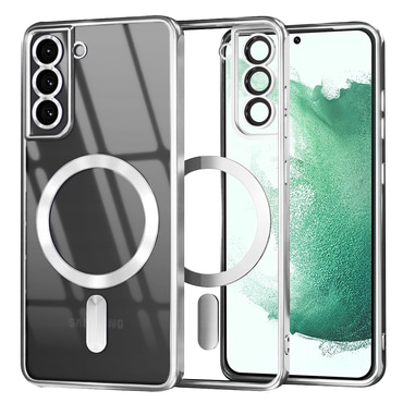 Ovitek Techsuit "Luxury Crystal MagSafe" za Samsung Galaxy S22 Plus - silver