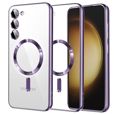 Ovitek Techsuit "Luxury Crystal MagSafe" za Samsung Galaxy S23 Plus - light purple