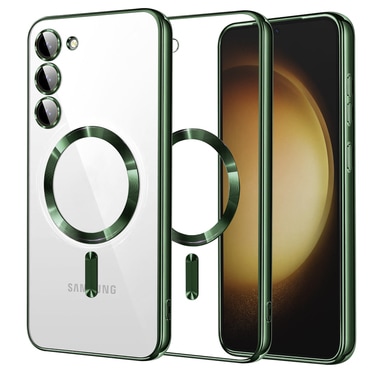 Ovitek Techsuit "Luxury Crystal MagSafe" za Samsung Galaxy S23 Plus - deep green