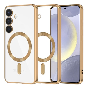 Ovitek Techsuit "Luxury Crystal MagSafe" za Samsung Galaxy S24 Plus - gold