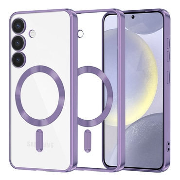 Ovitek Techsuit "Luxury Crystal MagSafe" za Samsung Galaxy S24 Plus - light purple
