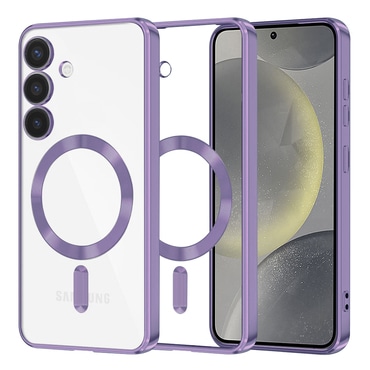 Ovitek Techsuit "Luxury Crystal MagSafe" za Samsung Galaxy S24 - light purple