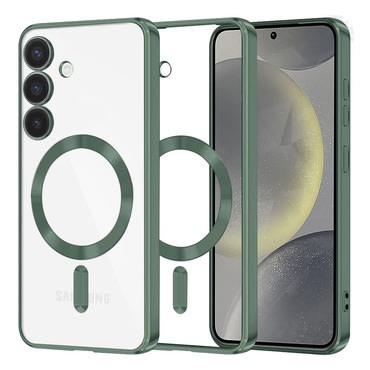 Ovitek Techsuit "Luxury Crystal MagSafe" za Samsung Galaxy S24 - deep green