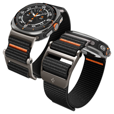Najlonski pas Spigen "DuraPro Flex (AMP08773)" za Samsung Galaxy Watch Ultra 47mm / Watch Ultra 2 - black