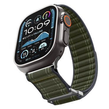 Tekstilni pas Spigen "WBF0" za Apple Watch (44 / 45 / 46 / 49mm) - green