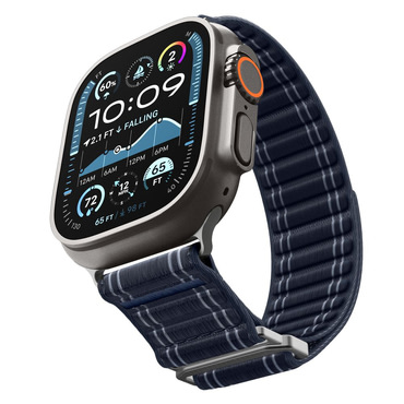Tekstilni pas Spigen "WBF0" za Apple Watch (44 / 45 / 46 / 49mm) - navy