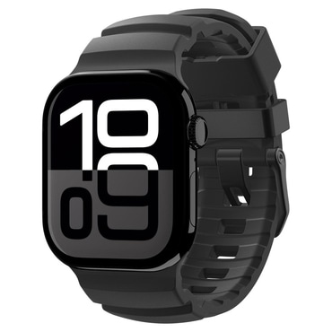 Silikonski pas Spigen "WBS2" za Apple Watch (44 / 45 / 46 / 49mm) - black
