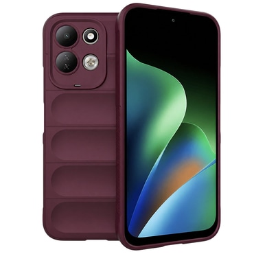 TPU gel ovitek Techsuit "Magic Shield" za Xiaomi Redmi 17 4G / 5G - bordeaux