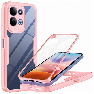 Hibridni Full body ovitek Techsuit "ColorVerse 360" za Xiaomi Redmi 17 4G / 5G - pink